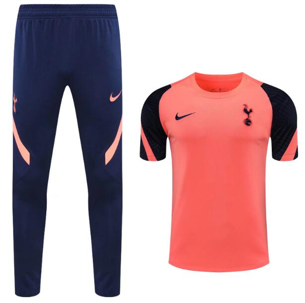 Tottenham Hotspur Pink SS Training Kits Long Pants with Shirt 2020/21